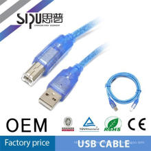 Cable de usb de impresora 2.0 SIPUO claridad azul para galaxy s4 para impresora